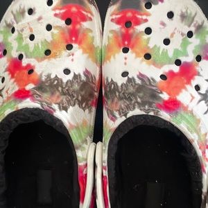 Tye Dye Crocs
